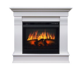 Каминокомплект MONACO 23 (Разборный) Бьянко белый с очагом Royal Flame Vision 23 EF LED 3D FX