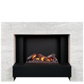 Каминокомплект Tokyo Скол камня лайт с очагом Cassette 600 NH  Dimplex Opti-myst