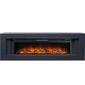 Каминокомплект Line 60 SFT (Разборный) Серый графит с очагом Royal Flame Vision 60 LOG LED