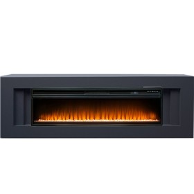 Каминокомплект Line 60 SFT (Разборный) Серый графит с очагом Royal Flame Vision 60 LED