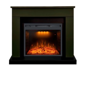 Каминокомплект Bergen 23 (Разборный) Темная олива с очагом Royal Flame Emerald 23