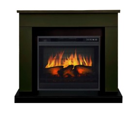 Каминокомплект Bergen 23 (Разборный) Темная олива с очагом Royal Flame Vision 23 EF LED 3D FX