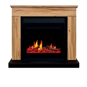 Каминокомплект Bergen 23 (Разборный) Дуб галифакс с очагом Royal Flame 5D V-ART 25