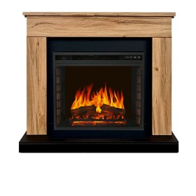 Каминокомплект Bergen 23 (Разборный) Дуб галифакс с очагом Royal Flame Vision 23 EF LED FX