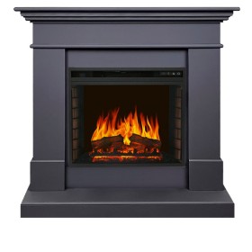 Каминокомплект California SFT 23 (Разборный) Серый графит с очагом Royal Flame Vision 23 EF LED FX