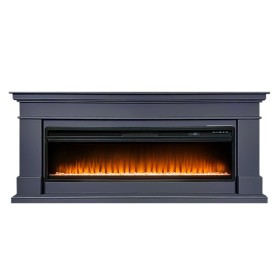 Каминокомплект California V60 SFT (Разборный) Серый графит с очагом Royal Flame Vision 60 LED