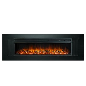 Каминокомплект Line 60 Черный с очагом Royal Flame Vision 60 LOG LED
