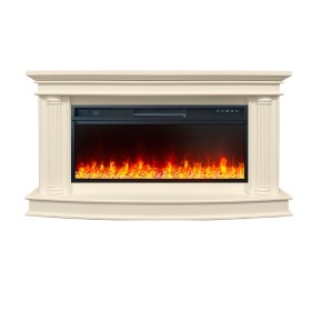 Каминокомплект Rome Слоновая кость с очагом Royal Flame Vision 42 LED