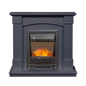 Каминокомплект Boston Серый графит (Высота 925см) с очагом Royal Flame Aspen Black