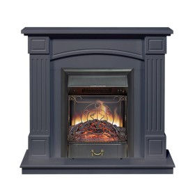 Каминокомплект Boston Серый графит (Высота 925см) с очагом Royal Flame Majestic FX Black RC