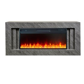 Каминокомплект Line 42 Concrete (Разборный) Серый бетон с очагом Royal Flame Vision 42 LED