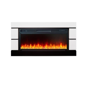 Каминокомплект Modern 42 SFT Белый с черным с очагом Royal Flame Vision 42 LED
