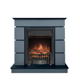 Каминокомплект Modern (Разборный) Серый графит с очагом Royal Flame Fobos FXM Black RC
