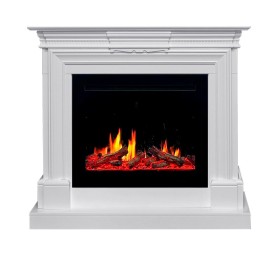 Каминокомплект Chelsea Белый с очагом Royal Flame 5D V-ART 25