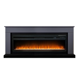 Каминокомплект Bergen 60 SFT (Разборный) Серый графит с очагом Royal Flame Vision 60 LED