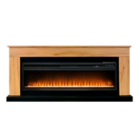 Каминокомплект Bergen 60 SFT (Разборный) Дуб галифакс с очагом Royal Flame Vision 60 LED