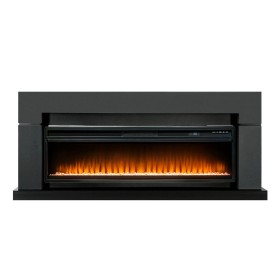 Каминокомплект Lindos 60 (Разборный) Серый графит с очагом Royal Flame Vision 60 LED