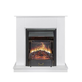 Каминокомплект Scandic (Разборный) Белый с очагом Royal Flame Majestic FX Black RC