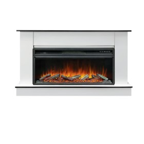 Каминокомплект Scandic V42 (Разборный) Белый с очагом Royal Flame Vision 42 LOG LED