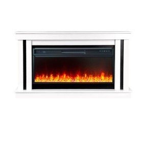 Каминокомплект Cosmo 42 (Разборный) Белый с черным с очагом Royal Flame Vision 42 LED