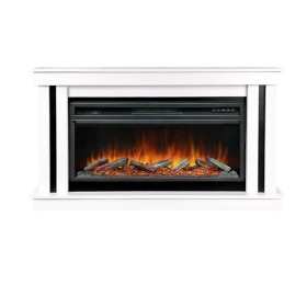 Каминокомплект Cosmo 42 (Разборный) Белый с черным с очагом Royal Flame Vision 42 LOG LED