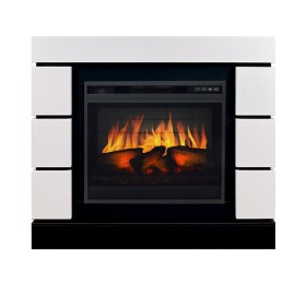 Каминокомплект Modern 23 (Разборный) Белый с черным с очагом Royal Flame Vision 23 EF LED 3D FX