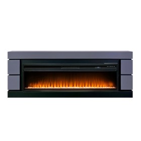 Каминокомплект Modern 60 (Разборный) Серый графит с черным с очагом Royal Flame Vision 60 LED