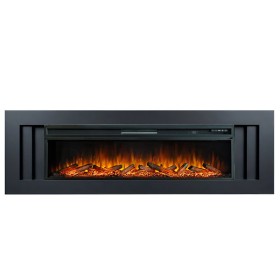 Каминокомплект Line 60 (Разборный) Серый графит с очагом Royal Flame Vision 60 LOG LED НП