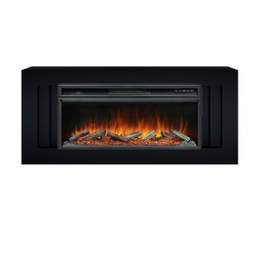 Каминокомплект Line 42 CRM (Разборный) Санд блэк с очагом Royal Flame Vision 42 LOG LED