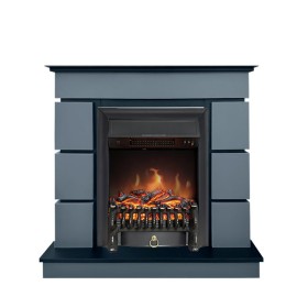 Каминокомплект Modern (Разборный) Серый графит (Глубина 319 мм) с очагом Royal Flame Fobos FXM Black RC