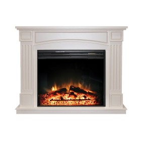 Каминокомплект Boston Слоновая кость с очагом Royal Flame Jupiter FX New