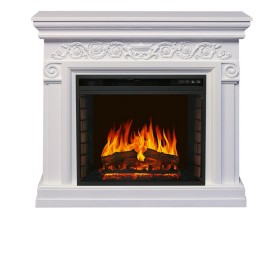 Каминокомплект Athena Белый с очагом Royal Flame Vision 23 EF LED FX