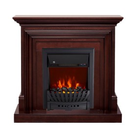 Каминокомплект Bradford Темный дуб с очагом Royal Flame Aspen Black