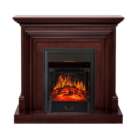 Каминокомплект Bradford Темный дуб с очагом Royal Flame Majestic FX Black