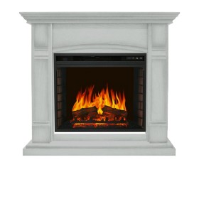 Каминокомплект Manchester Белый с очагом Royal Flame Vision 23 EF LED FX