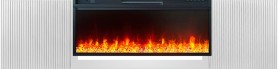 Каминокомплект Портал-тумба Sanremo (Разборный) Бьянко белый с очагом Royal Flame Vision 42 LED