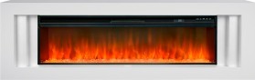 Каминокомплект Портал-тумба LineLine 60 (Разборный) Белый с очагом Royal Flame Vision 60 LED