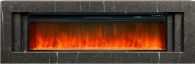 Каминокомплект Line 60 SFT Stone Touch Серый мрамор с очагом Royal Flame Vision 60 LED