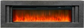 Каминокомплект Line 60 Dark Grey Темный серый с очагом Royal Flame Vision 60 LED