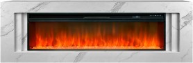 Каминокомплект Line 60 SFT  White Marble Белый мрамор с очагом Royal Flame Vision 60 LED