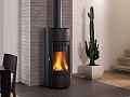 Печь-камин La Nordica Fortuna Steel Nero Antracite. Фото 3