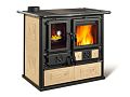 Отопительно варочная печь La Nordica Rosa SX Reverse 16 ceramica Liberty Pann (бежевый). Фото 1