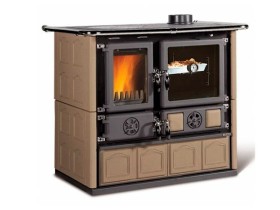 Отопительно варочная печь La Nordica Rosa 4.0 Maiolica TORTORA (тортора)