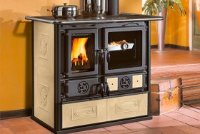 Отопительно варочная печь La Nordica Rosa 4.0 Liberty PANN (бежевый)