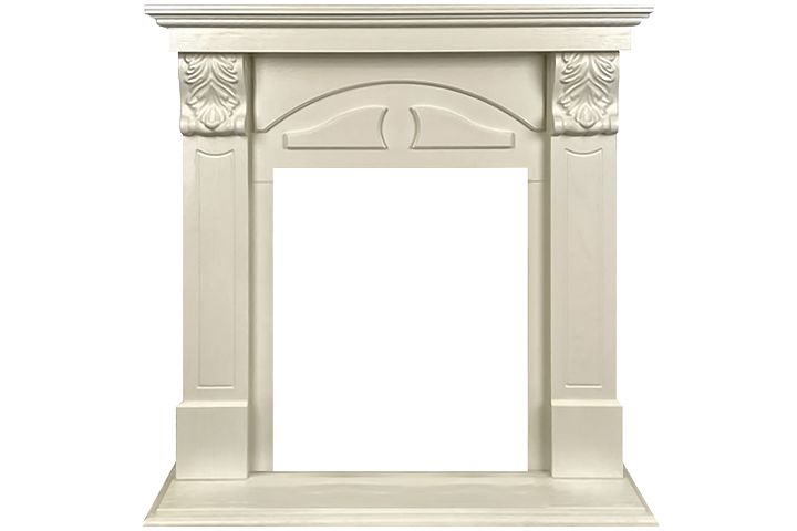 Портал Dublin (деревянный) RUSTIC (Разборный) - Слоновая кость - под очаги Royal Flame