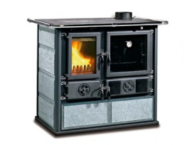 Отопительно варочная печь La Nordica Rosa 5.0 Petra Natural Stone (в камне)