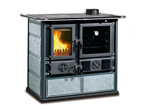 Отопительно варочная печь La Nordica Rosa 5.0 Petra Natural Stone (в камне)