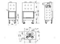 Каминная топка La Nordica Monoblocco 800 Angolo DX/SX. Фото 3