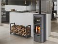 Печь-камин La Nordica Ester Forno 5.0 Vulcan (серый камень). Фото 2
