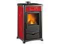 Печь-камин La Nordica Rossella Plus Liberty Bordeaux (бордовый). Фото 3